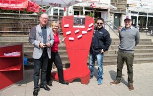 v.l.: Wolfgang, Catharina, Tom, Nicolai - Foto: Volker