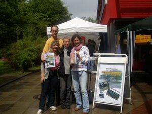 EU-Spieler Thorsten, Catharina, Karin, Eva