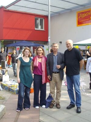 Jugendhausteam mit Carsten Sieling