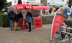 v.l. Derik (Oberneuland), Christoph, Barnabas, Corina / Foto: Tom
