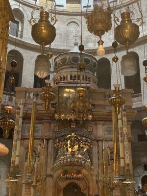 Eingang zur Grabeskirche Jesu Christi, Jerusalem