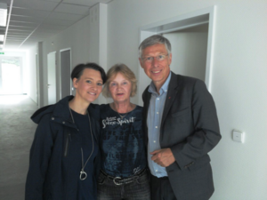 v.l.: Senatorin C. Bogedan, Stellv. Beiratssprecherin C. Hanke, Bürgermeister C. Sieling